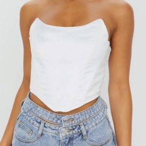 Pretty Little Thing Satin Corset